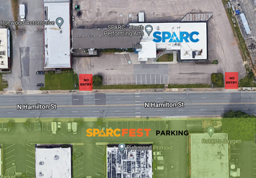 SPARCFest Parking Map